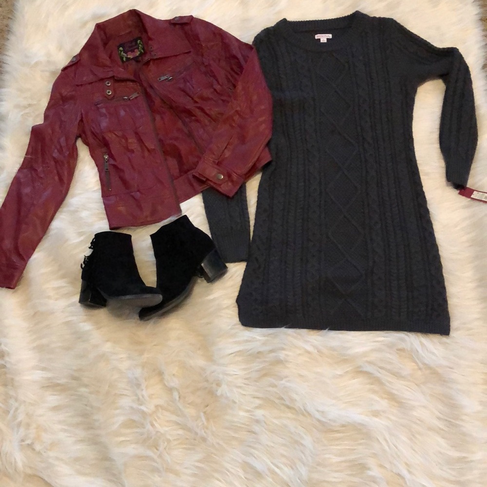 Merona cable knit sweater dress